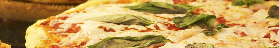 Eating Italian Pizza at Federico's Pizza Express Shrewsbury restaurant in Shrewsbury, NJ.